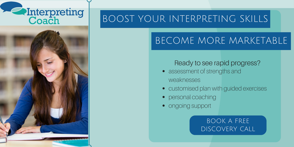 Book a discovery call with The Interpreting Coach